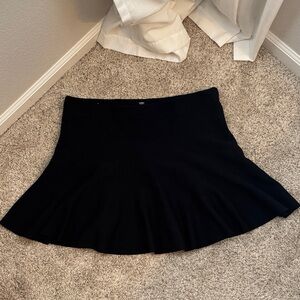 Express Body Contour Black Skater Skirt | Express size XL skirt